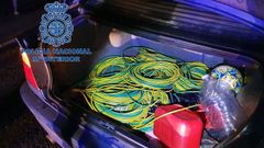 Un detenido por robar 300 metros de cobre en una zona nueva de Oviedo