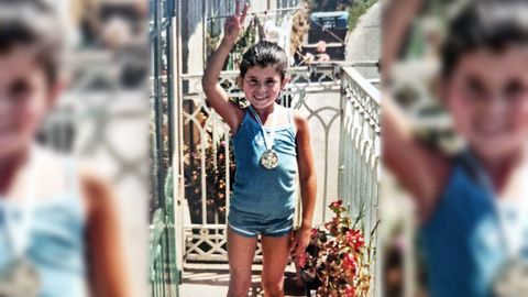 Creci� en Redondela. En la casa familiar con la medalla de una prueba ciclista. �Nos apunt� mi padre que era muy aficionado�.