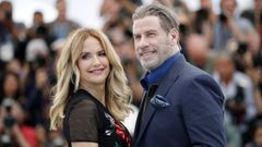Kelly Preston y John Travolta, juntos en el festival de Cannes del 2018