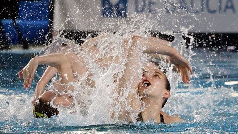 Campeonato del mundo de nataci�n sincronizada en Pontevedra