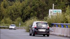 Maleza en la carretera de Covas