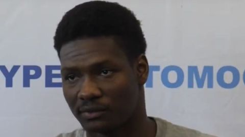 El internacional nigeriano Efe Abogidi.