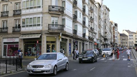 Porta Nova. El tramo entre San Fernando y R�a Nova tiene numerosos edificios y locales abandonados.
