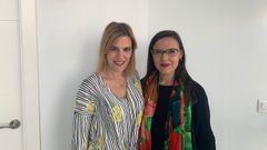 Griselda Herrero, diestista-nutricionista, y la psic�loga Cristina Andrades 