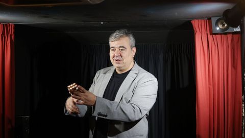 El Mago Rafa, en su actuacin de este sbado 