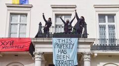 Okupan en Londres una lujosa mansi�n propiedad de un oligarca ruso