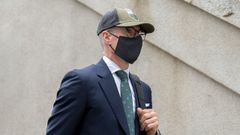 El guardia civil Rub�n Villalba Carnerero, a la salida del Tribunal Supremo, a 21 de abril.