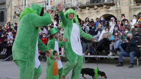 Animacin en el desfile infantil de disfraces