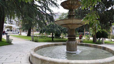 Aspecto renovado del Xard�n do Pos�o en Ourense.