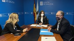 Reuni�n en la que se trat� el proyecto de la plaza de San Cibrao.