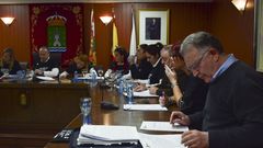 Imagen de archivo correspondiente al pleno de Cee celebrado hace unos meses