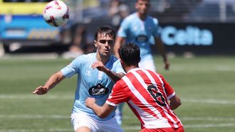 Miguel Rom�n, en el amistoso entre Celta y Sporting de la pretemporada del 2024.