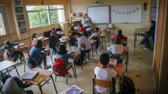 Imagen de archivo de un colegio a principios de este curso
