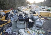 La finca fue utilizada en su d�a como aparcamiento del Mercantil y hoy en un vertedero ilegal. 