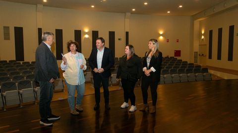 Valentn Gonzlez Formoso comprob el resultado de las obras.