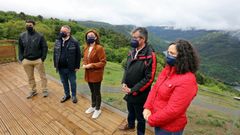 La conselleira de Medio Ambiente, Territorio e Vivenda, �nxeles V�zquez, visit� O Savi�ao este domingo