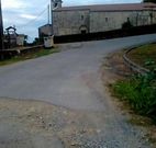 Pista de acceso al monasterio de Camanzo totalmente deteriorada.