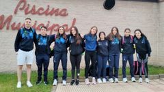 Integrantes del conjunto boirense en el auton�mico.