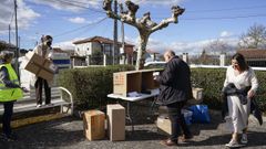 La asociacin Loiro na Memoria colabora en la recogida de ayuda para Ucrania.