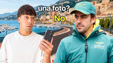Miniatura de presentación del vídeo colgado en el canal de Nil Ojeda, en el que intenta sacarse una foto con el piloto ovetense.