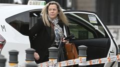 La abogada del extesorero del PP Luis B�rcenas, Marta Gim�nez-Cassina, a su llegada este jueves a la sede de la Audiencia Nacional en San Fernando de Henares