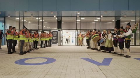 Instalaciones y plantilla de Amazon en Siero durante el da de su inauguracin