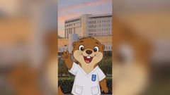 Toxi�o, la nutria mascota del �rea hospitalaria de Pontevedra y O Saln�s