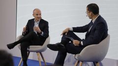 El consejero delegado de Inditex, &Oacute;scar Garc&iacute;a Maceiras, y el presidente de IBM Espa&ntilde;a, Portugal, Grecia e Israel, Horacio Morell