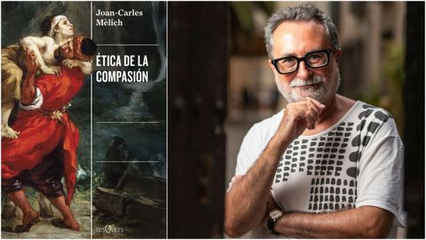 Joan-Carles M�lich (Barcelona, 1961). A la izquierda, portada de ��tica de la compasi�n�.
