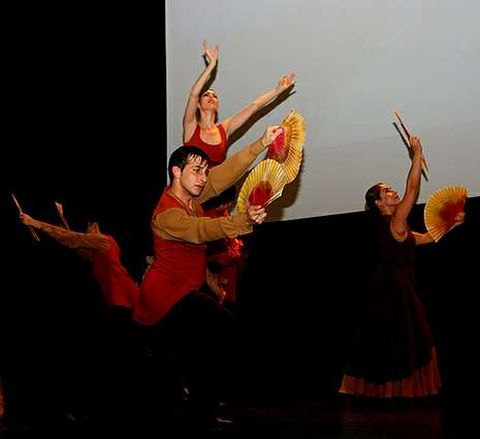 El homenaje ordense incluy� una doble actuaci�n.