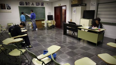 Protesta de estudiantes contra la Lomce