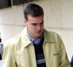 David P�rez Lago, en una visita a la Audiencia Nacional. 