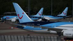 Aeronaves de la aerol�nea del turoperador alem�n TUI