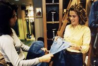 Imagen tomada en 1996 en la tienda de Levi?s. 