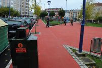 Nuevo aspecto de la plaza de Europa