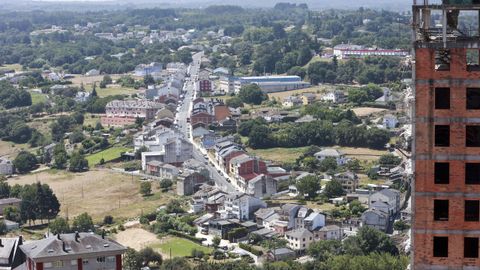 Las  nuevas  vistas desde uno de los edificios de Garca Portela