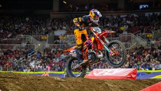 Jorge Prado, en la carrera de St. Louis de la AMA Supercross