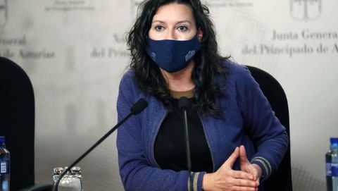 La diputada de Podemos en la Junta General Nuria Rodr�guez