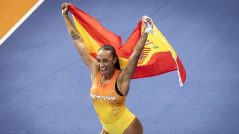 Imagen de archivo de Ana Peleteiro en el Campeonato Europeo.