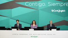 En el centro, Marta �lvarez Guil, presidenta ejecutiva de El Corte Ingl�s.