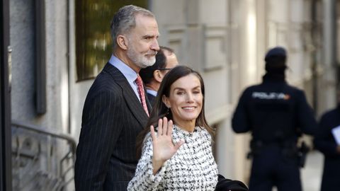 El ltimo conjunto de la reina Letizia, inspiracin francesa y con mensaje