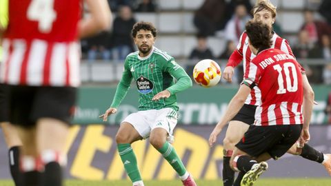 Edgar Pujol, jugador del Racing de Ferrol