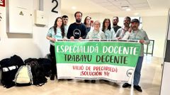Profesores de llingua y eonaviego encerrados en la Consejer�a de Educaci�n.