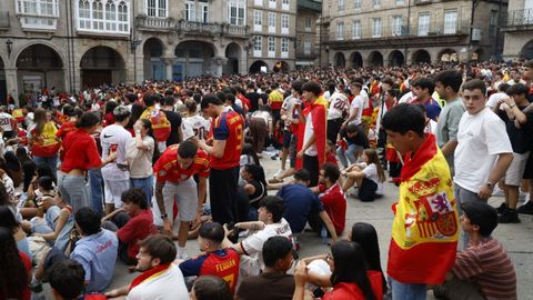 Pantalla gigante en Ourense.