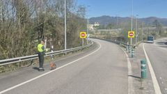 Tramo al que accedi� en sentido contrario al estipulado