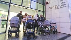 Padres de Mar�n protestan por la falta de pediatras en el centro de salud el pasado mes de noviembre