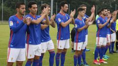 Alineaci�n del Vetusta en un partido liguero