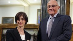 Josep Oliu, presidente del Sabadell e Iriberri