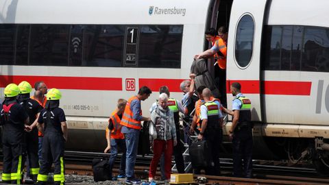 Personal trasladado a la zona del incidente en Alemania 