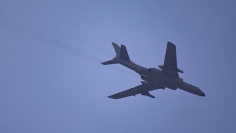 Desfile militar con motivo de la celebraci�n de la victoria de China contra Jap�n en 1945